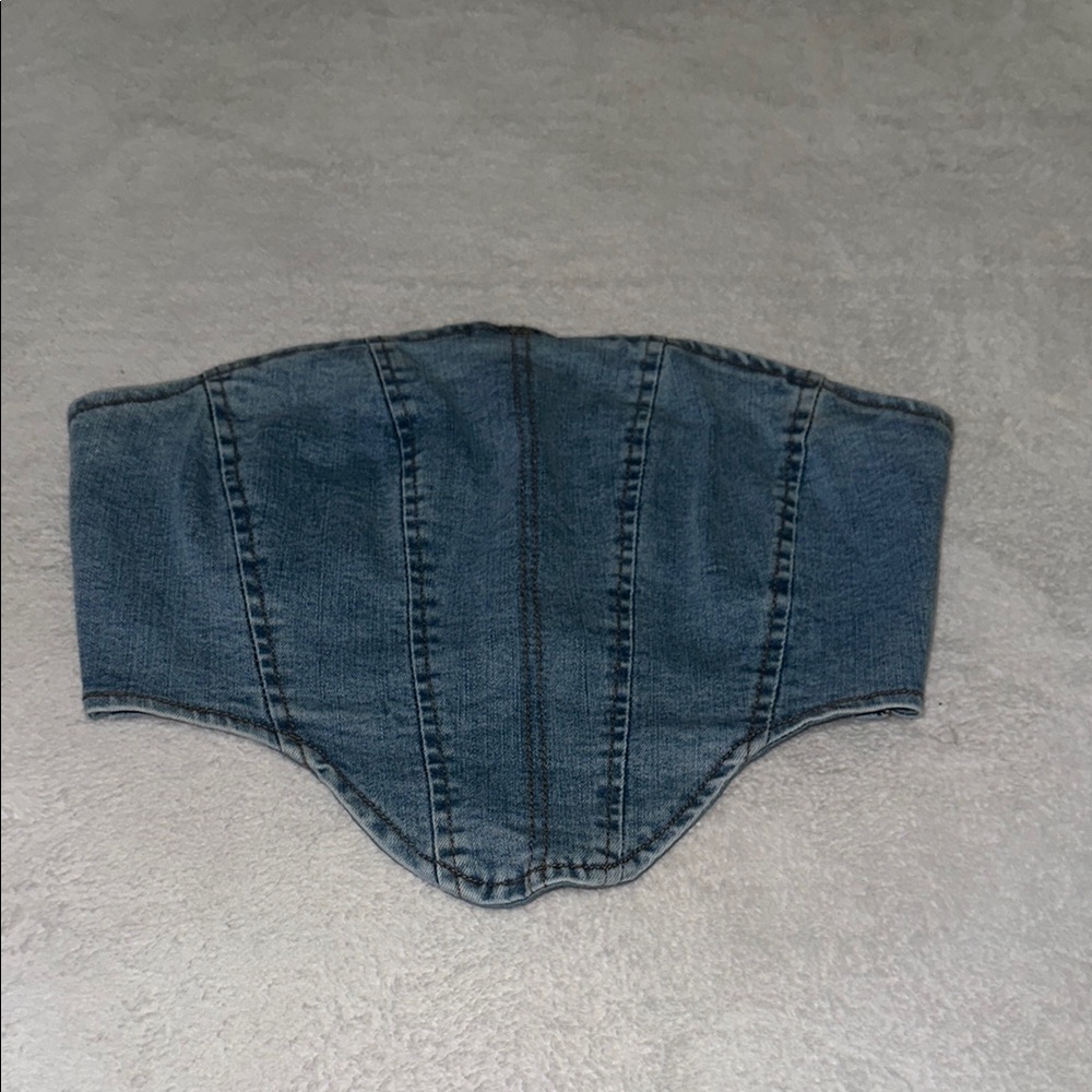 Denim Corset Belt